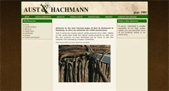 Desktop Screenshot of hachmann-vanilla.de