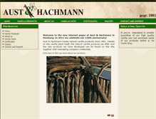 Tablet Screenshot of hachmann-vanilla.de